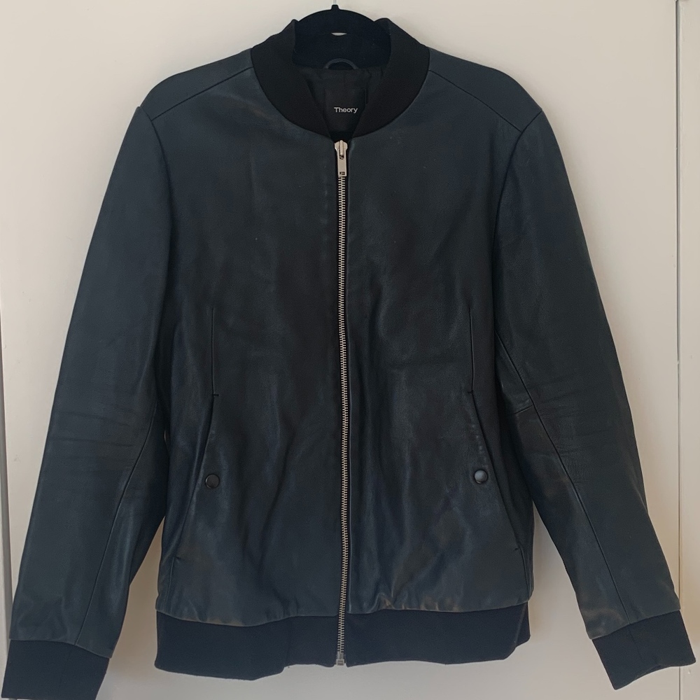 Men's Theory Leather Jacket